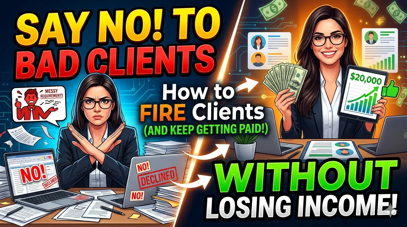 How to Say No to Bad Clients (Without Losing Income)