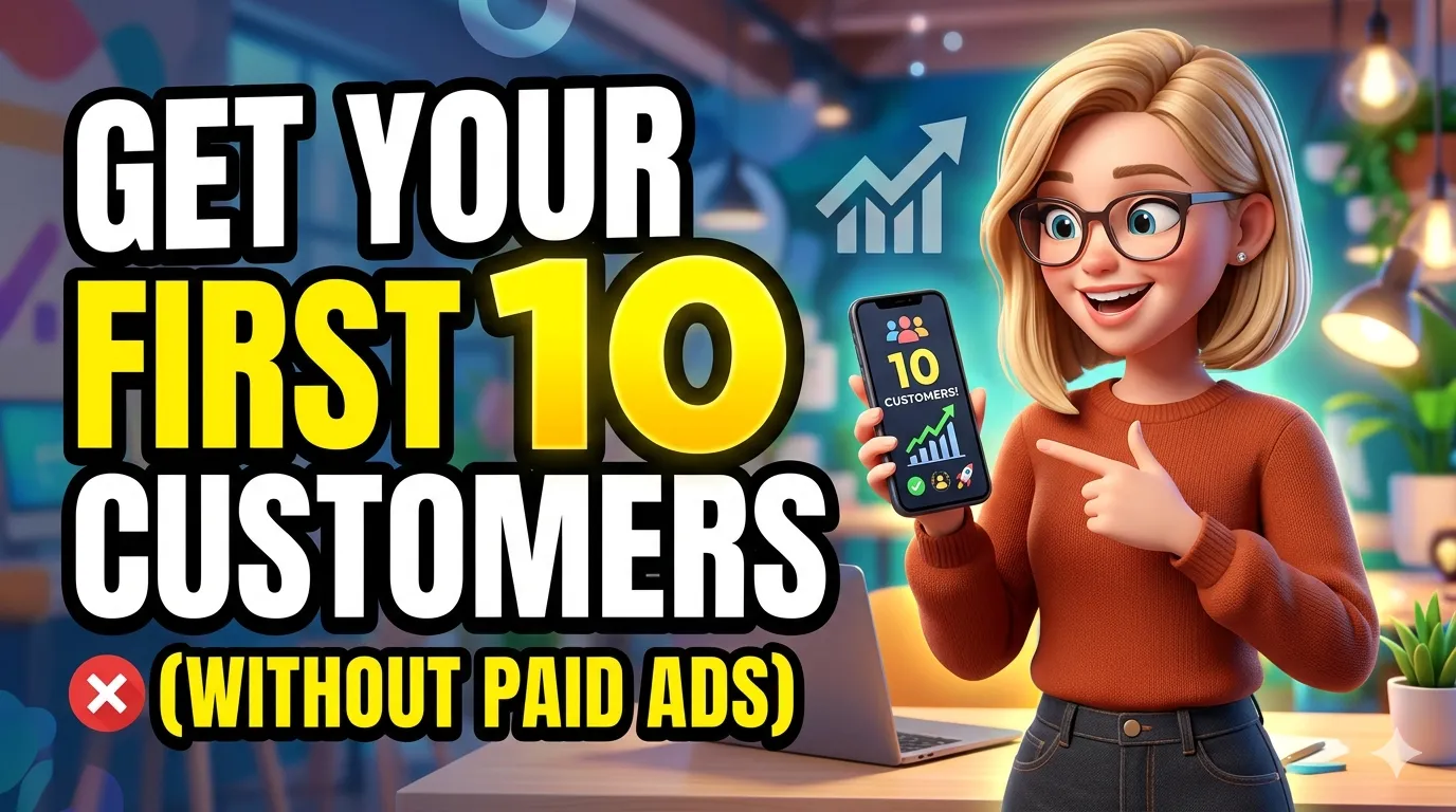 How to Get Your First 10 Customers (Without Paid Ads)