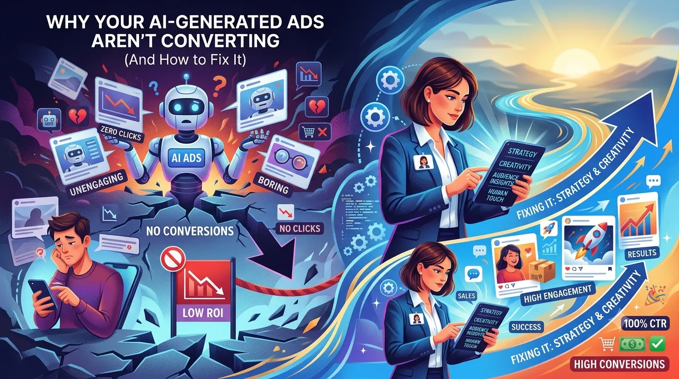 Why Your AI-Generated Ads Aren't Converting (And How to Fix It)