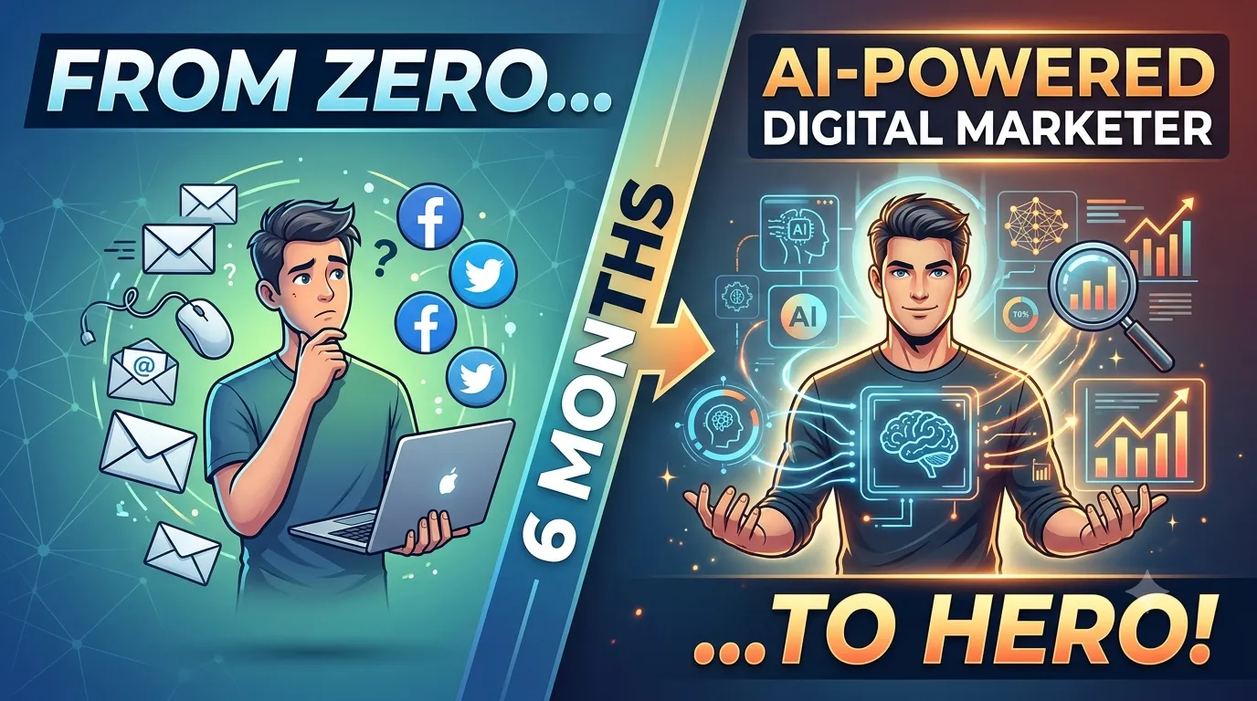 From Zero to Hero: 6 Months to Become an AI-Powered Digital Marketer