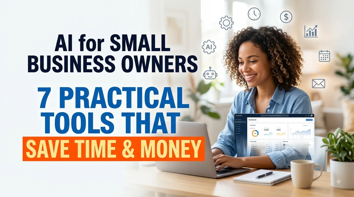 AI for Small Business Owners: 7 Practical Tools That Save Time and Money