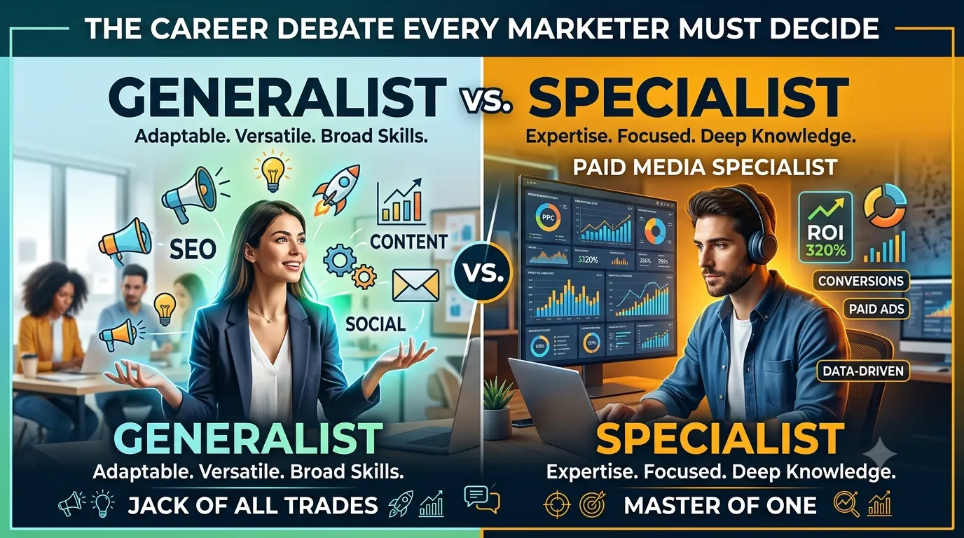 Generalist vs. Specialist: The Career Debate Every Marketer Must Decide