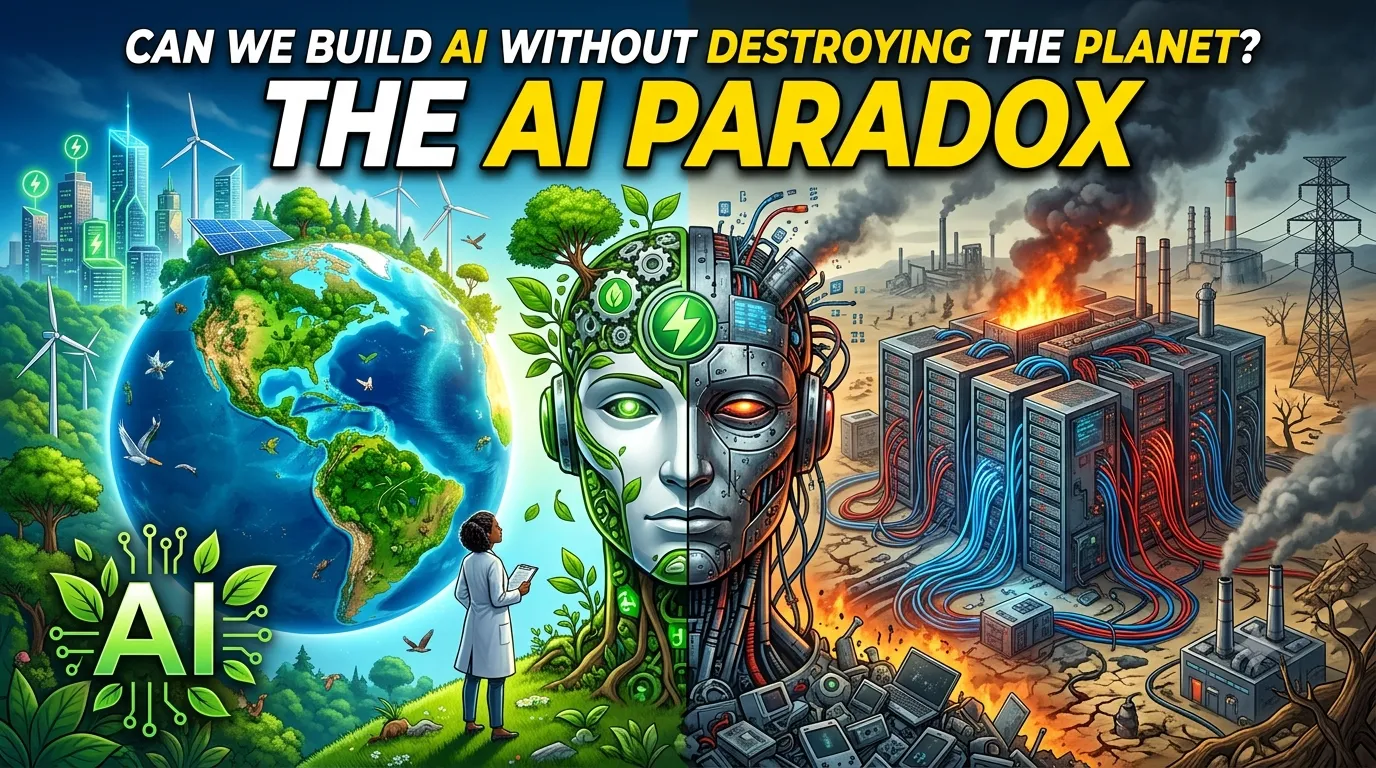 Can We Build AI Without Destroying the Planet? AI Paradox