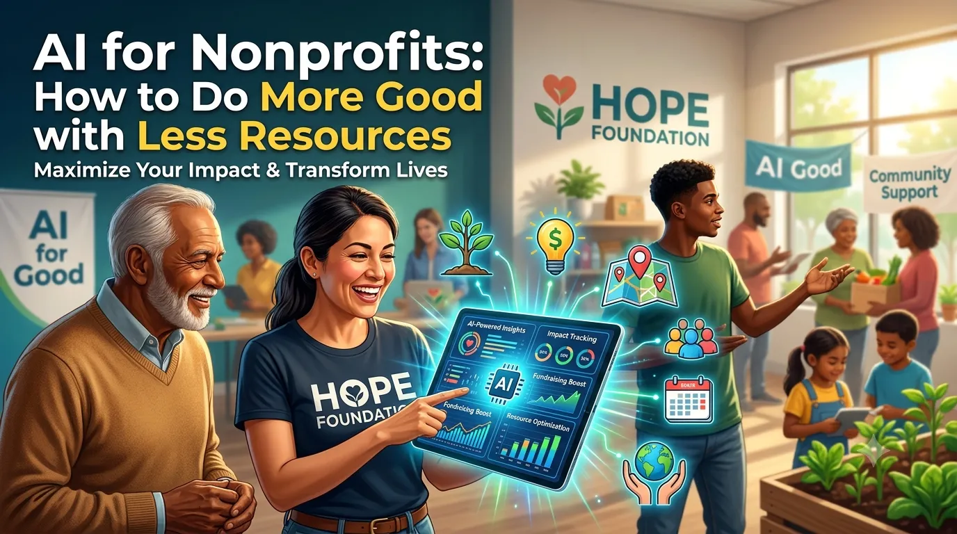 AI for Nonprofits: How to Do More Good with Less Resources