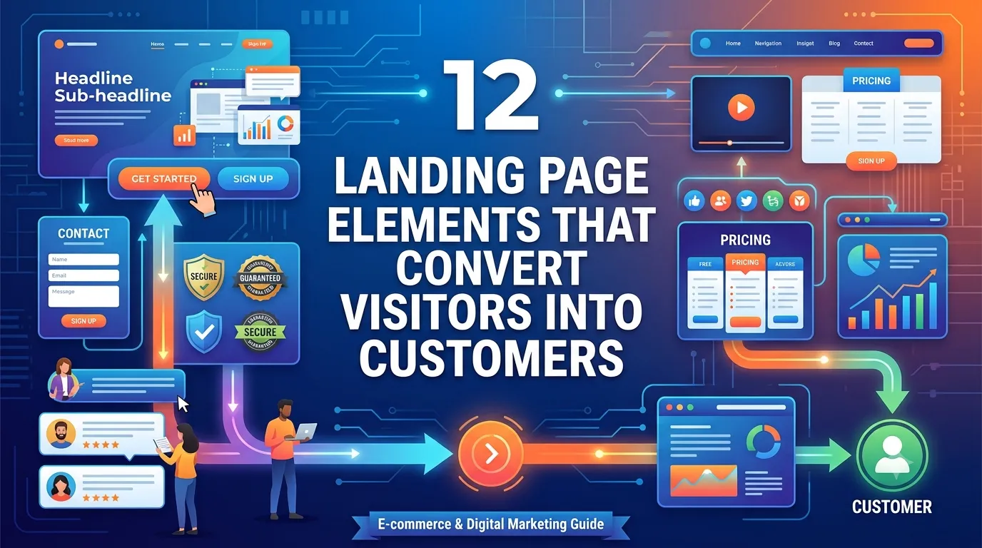 12 Landing page Elements That Convert Visitor into Customers