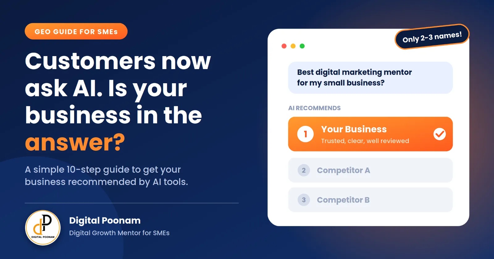 How to Get Your Business Recommended by ChatGPT, Gemini & Perplexity (GEO Guide for SMEs)